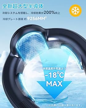 Amazon | 【2025 夏革新モデル・1秒氷感冷却・冷暖両用】Pvmn ネック